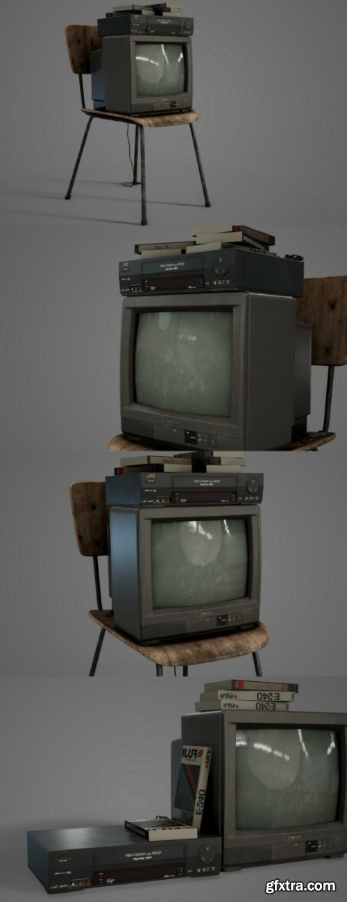 90s TV setup