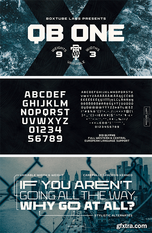 QB One Font Family QB One Font Family