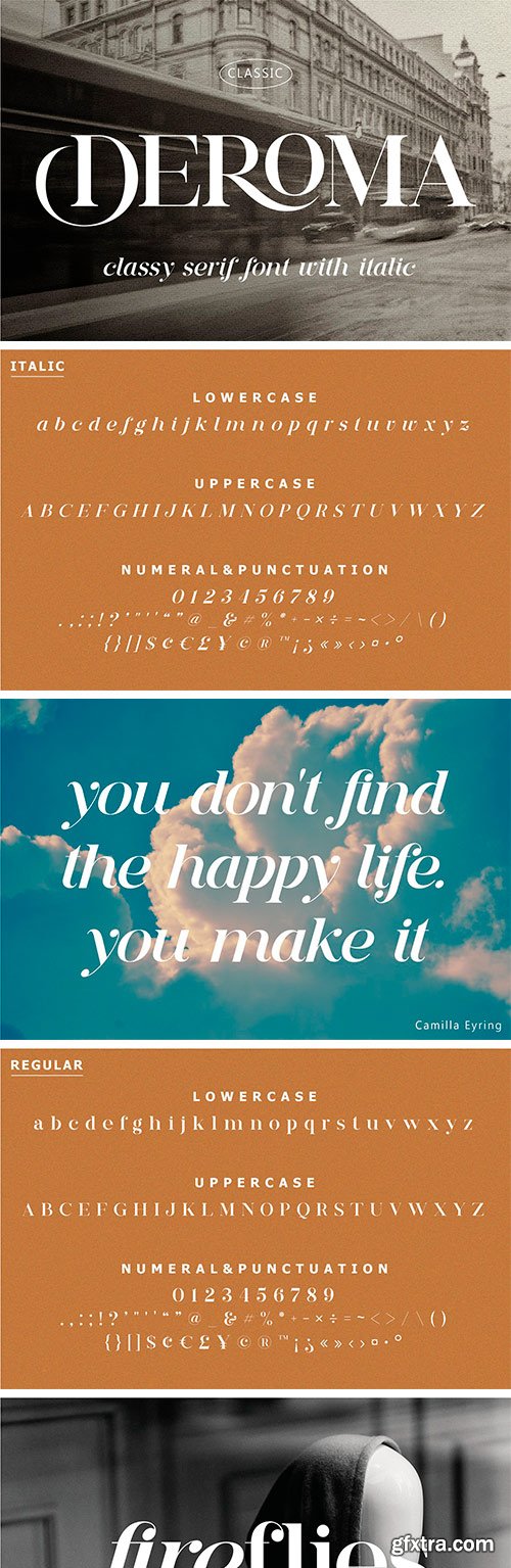 Deroma Serif Font Deroma Serif Font