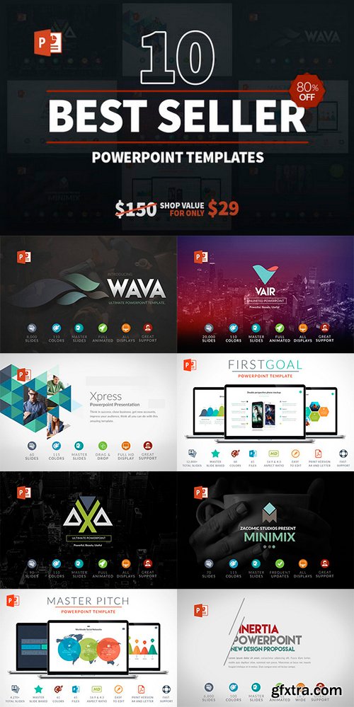 10 Best Seller Powerpoint Bundle 10 Best Seller Powerpoint Bundle