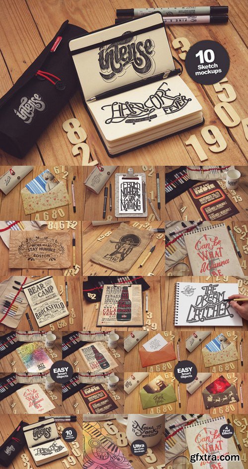 10 Sketch Mockups vol.1