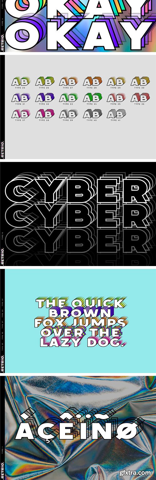 Retrio - OTF-SVG Color Family Retrio - OTF-SVG Color Family