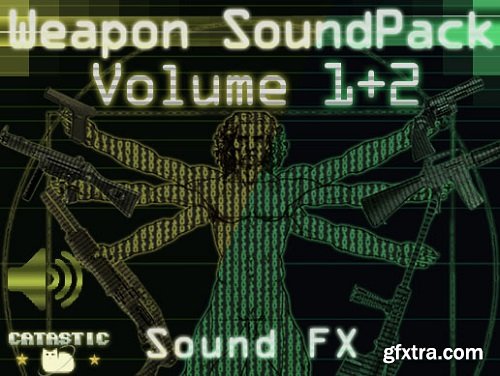 GameDev Market Weapon Sound Pack Volume 1 + 2 WAV-AwZ