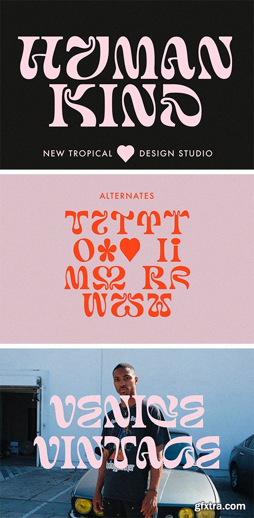 Humankind - Experimental Font Humankind - Experimental Font