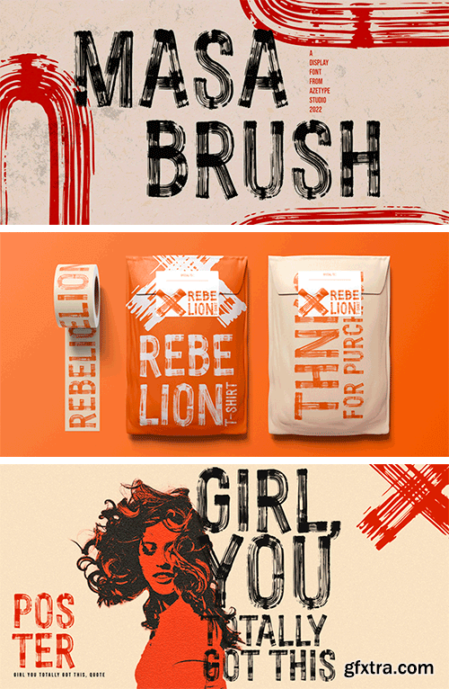 Masa Brush Font Masa Brush Font