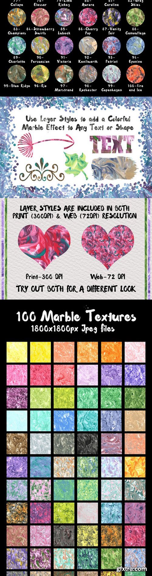 Marble Paint Styles for Photoshop Marble Paint Styles for Photoshop