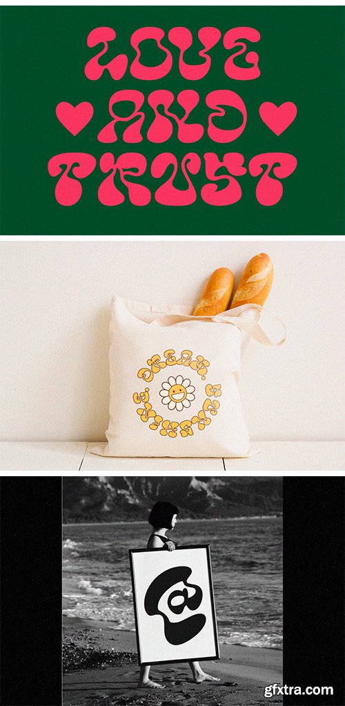 Retro Sailing - Weird Display Font Retro Sailing - Weird Display Font