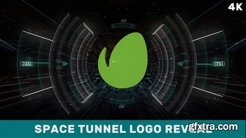 Videohive Space Tunnel Logo Reveal 39821238
