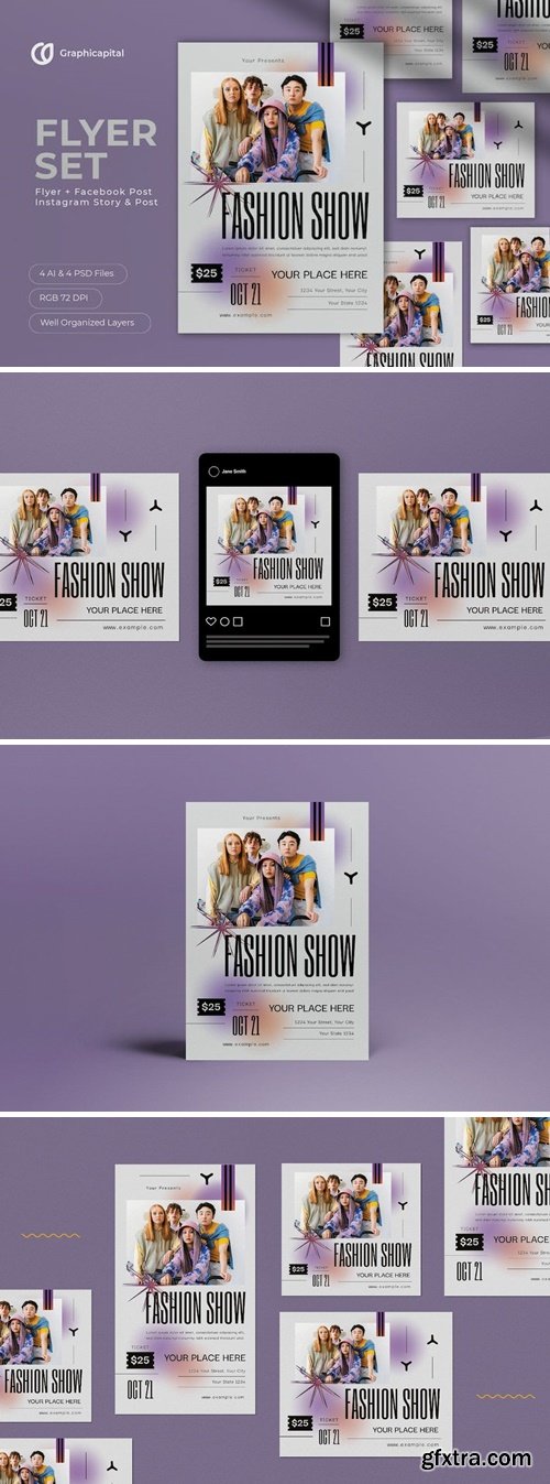 Fashion Show Flyer Set V5QBJ2X