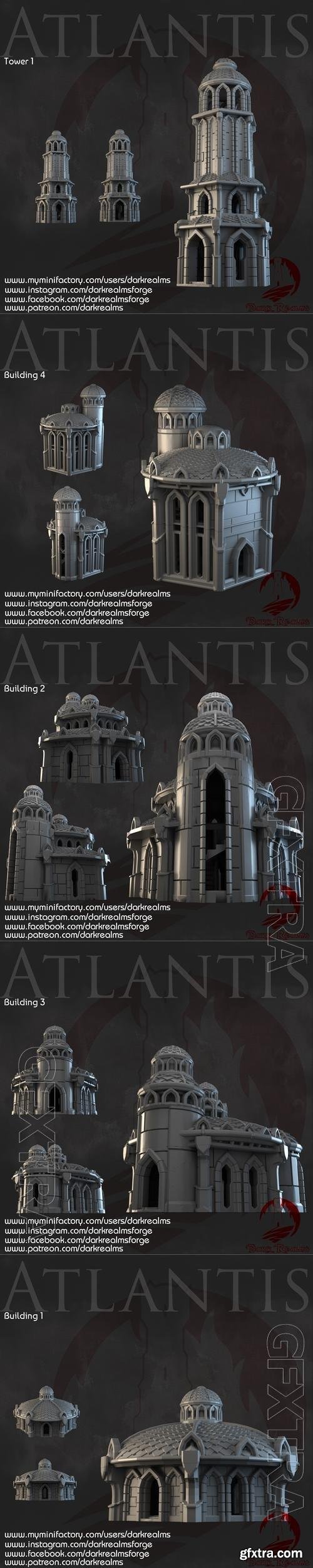 Dark Realms Atlantis November 3D Print