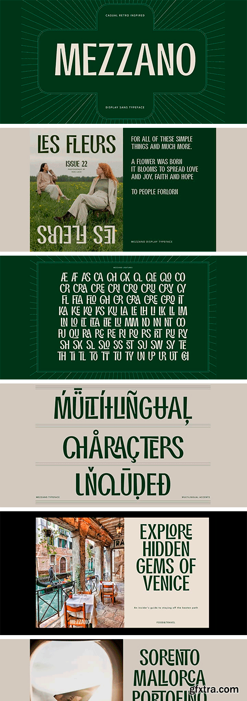 Mezzano Font Mezzano Font