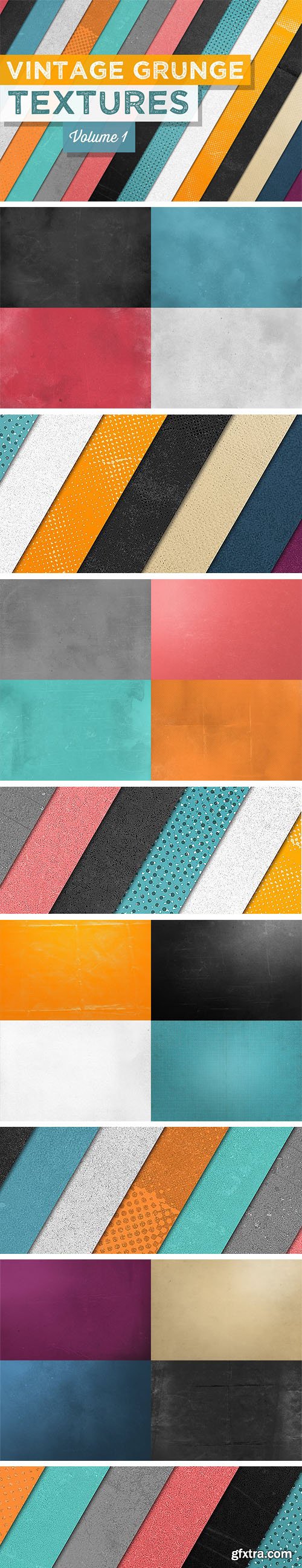 16 Vintage Grunge Overlays for Photoshop