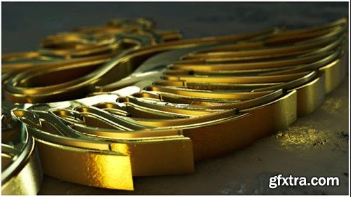 Videohive 3D Gold Logo Reveal 39432922