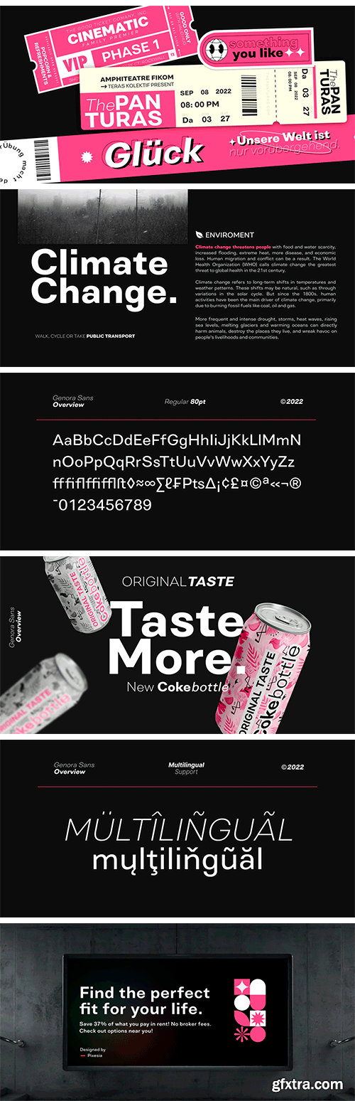 Genora Sans Font Family Genora Sans Font Family