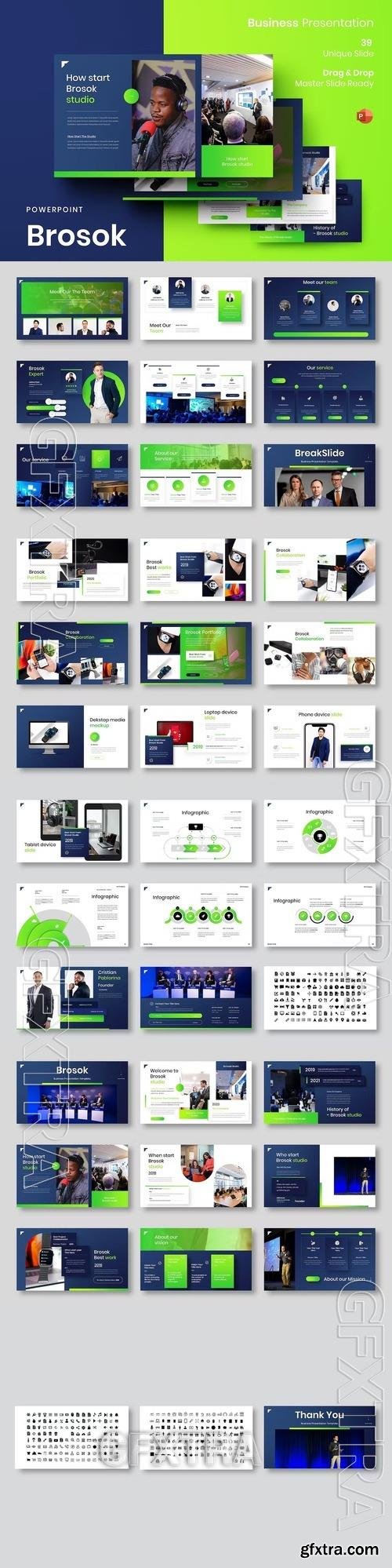 Brosok - Business Powerpoint, Keynote and Google Slides Template 