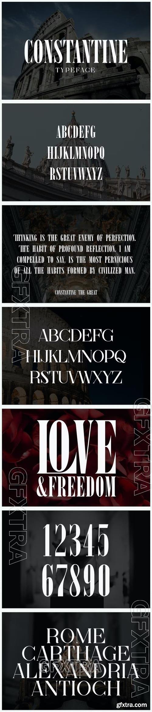 Constantine - Luxury Display Serif Font