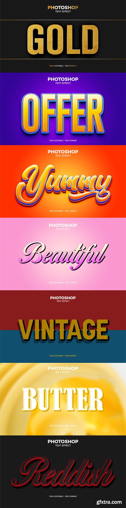 14 Premium Quality Text Effects for Photoshop