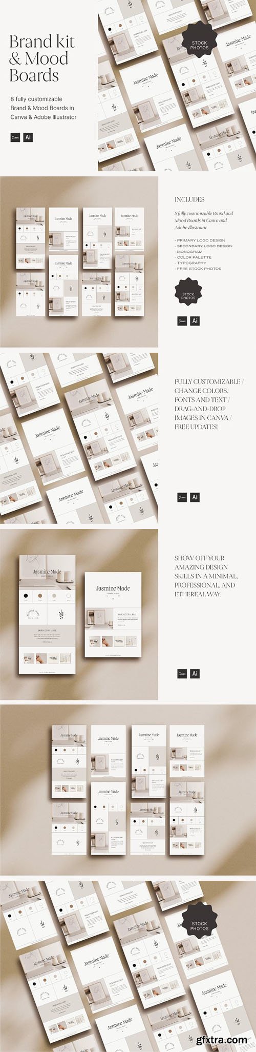 Brand Kit & Mood Board Templates