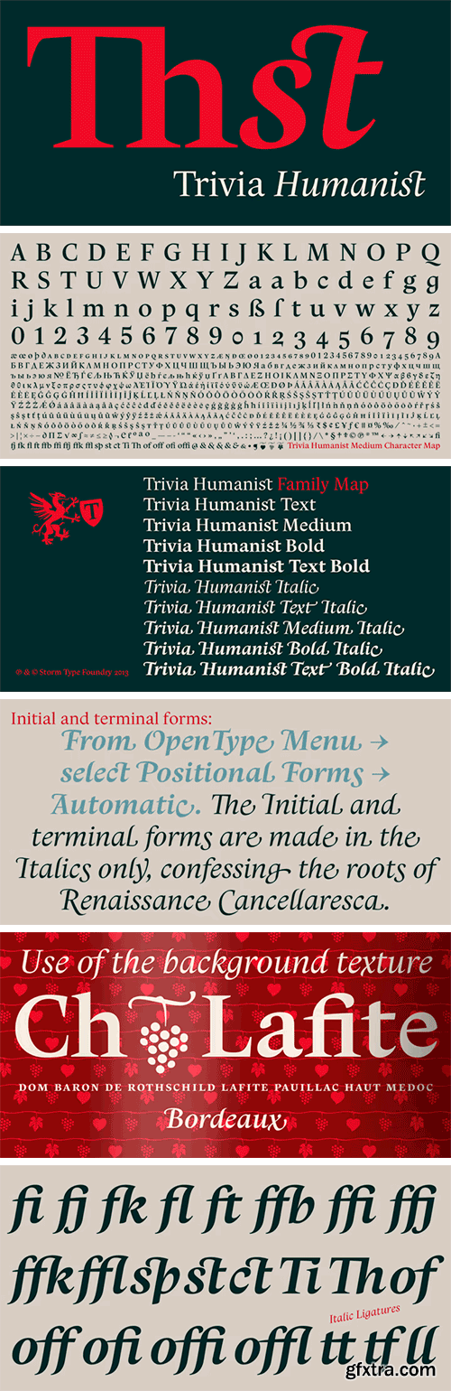 Trivia Humanist Font Family
