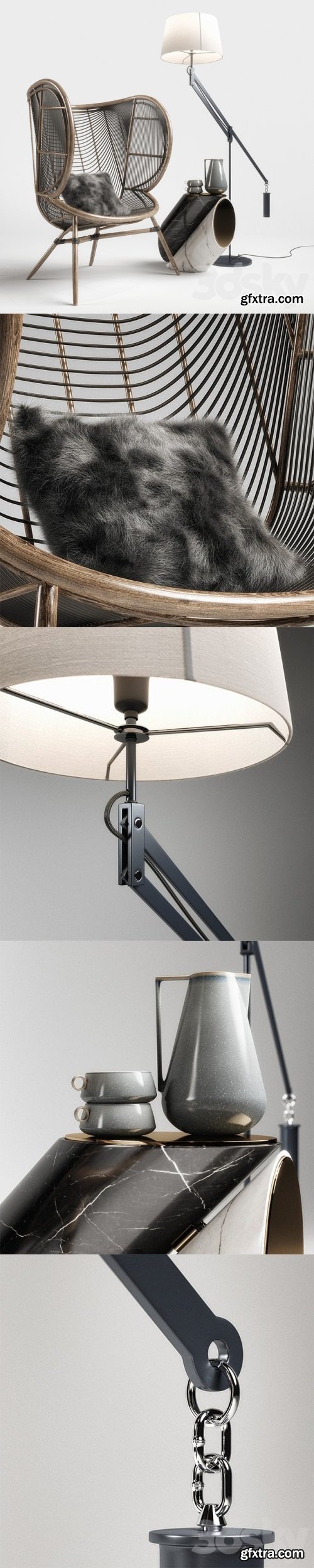 Greige Design Olaf Chair Set