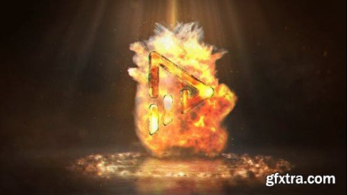 Videohive Fire Logo Reveal 39683984