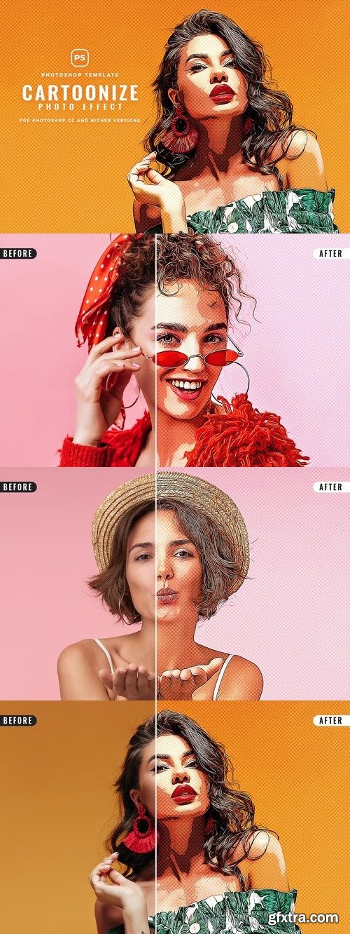 Cartoonize Photo Effect