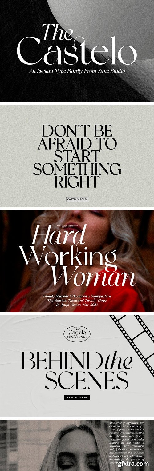 The Castelo Serif The Castelo Serif