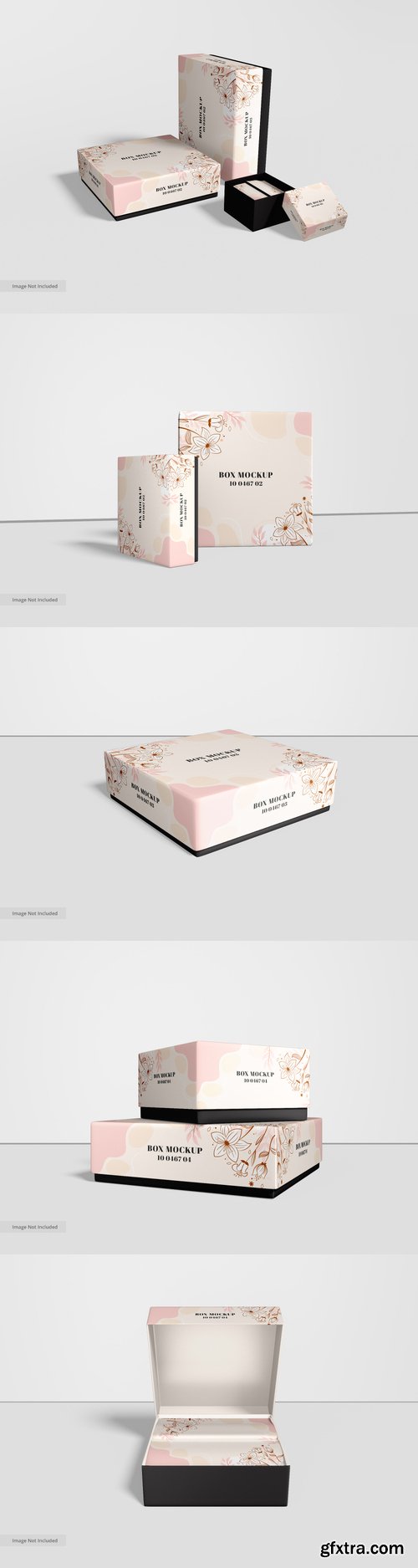 Luxury paper gift box branding mockup » GFxtra