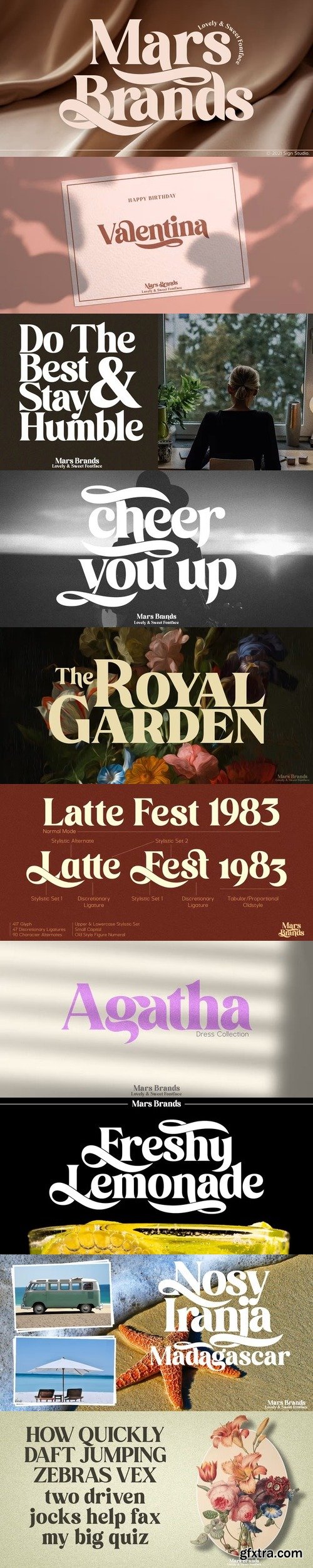 Mars Brands Font » GFxtra