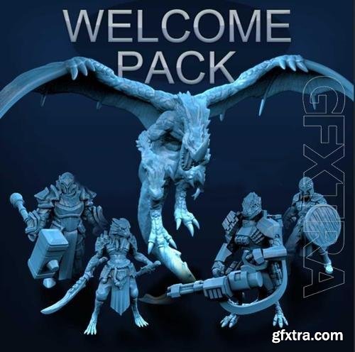 Velrock Art - Welcome Pack 3D Print