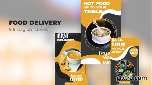 Videohive Food Delivery - Instagram stories 39985762