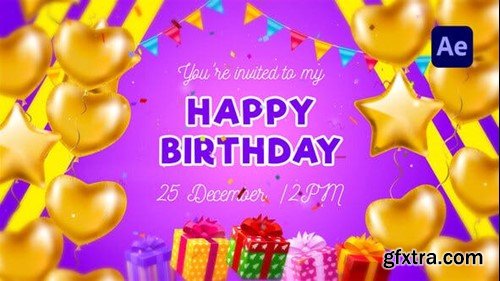 Videohive Welcome My Birthday 39991066