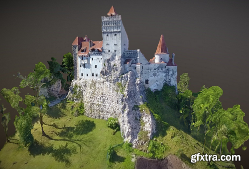 Bran castle Dracula castle? videogrammetry scan 3D Model