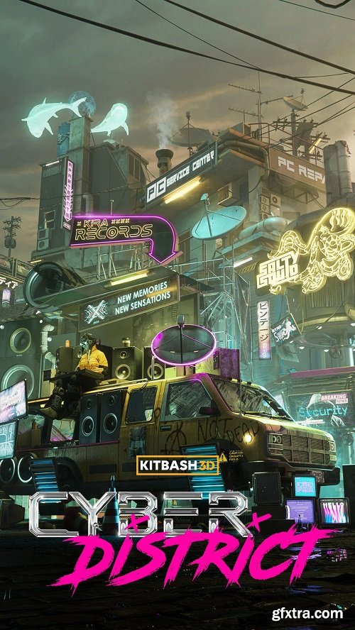 Kitbash3d - Cyber District