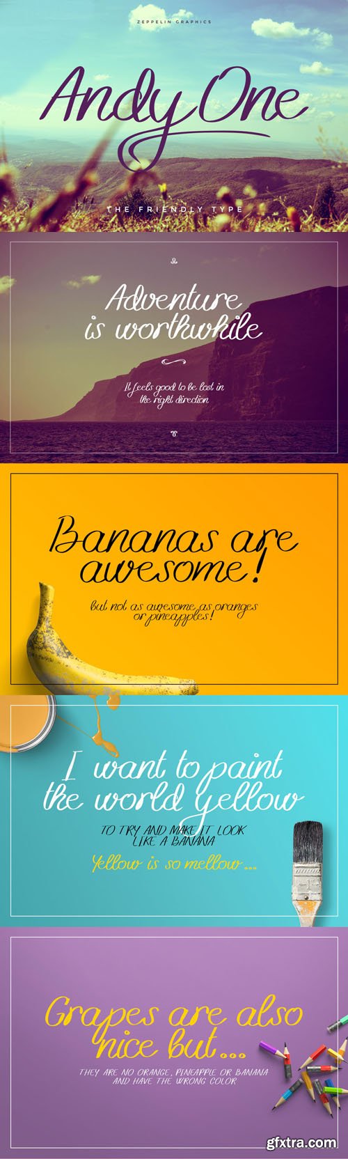 Andy One - Script Font