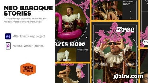 Videohive Neo Baroque Fashion Event Product Stories 40106386