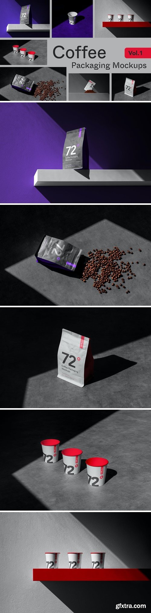 Origin Coffee Packaging Mockups Vol. 1 FQXZYCL Origin Coffee Packaging Mockups Vol. 1 FQXZYCL