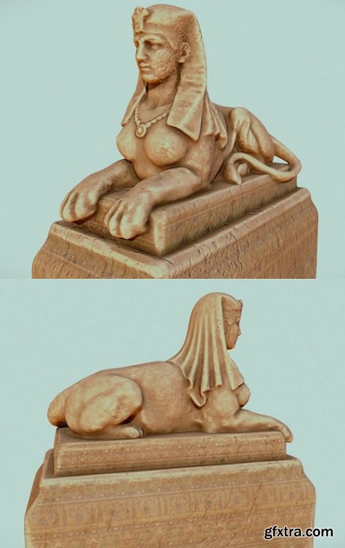 Model Sphinx Egypt 3D Model