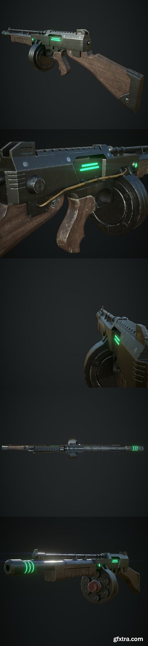 Laser Rifle RCW Fallout New Vegas Fanart 3D Model » GFxtra