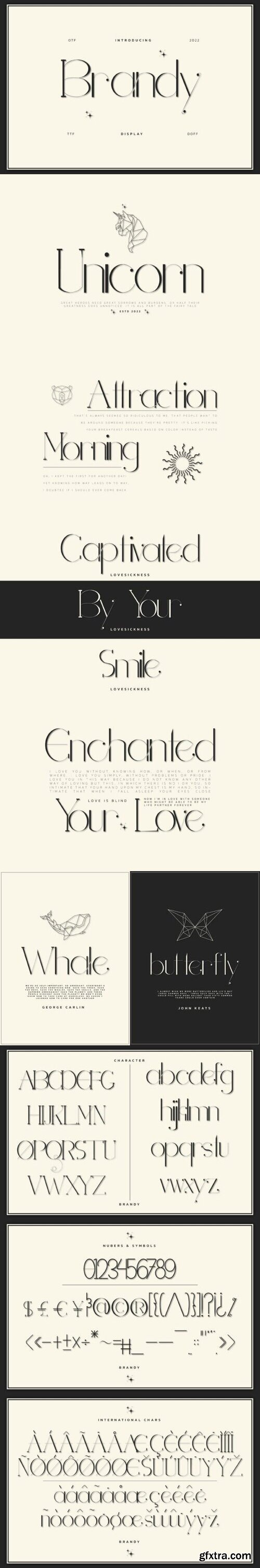 Brandy Font » GFxtra