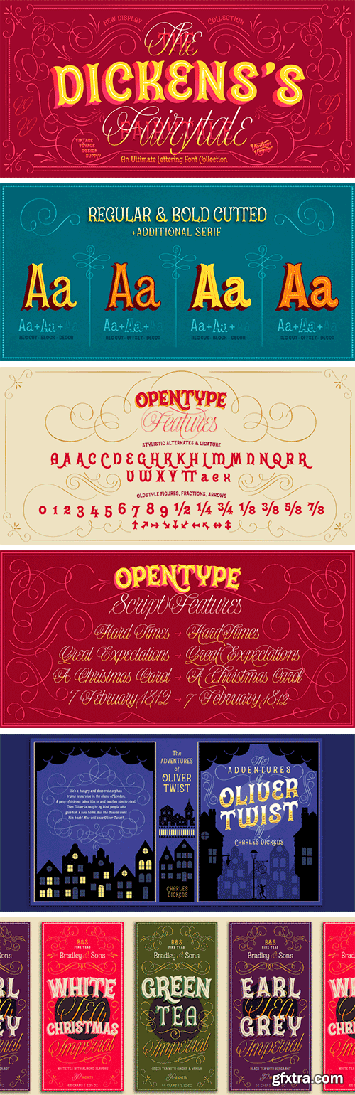VVDS The Dickens Tale Font Family