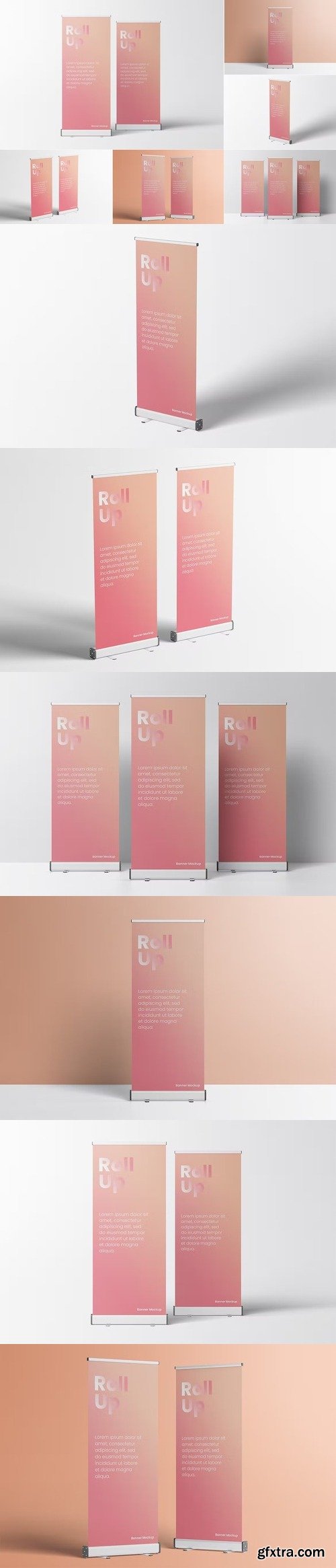 Roll Up Banner Mockup