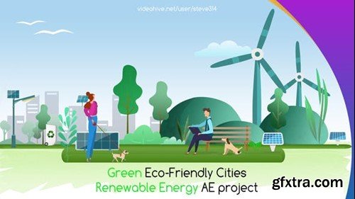 Videohive Green Eco-Friendly Cities - Renewable Energy 23804444