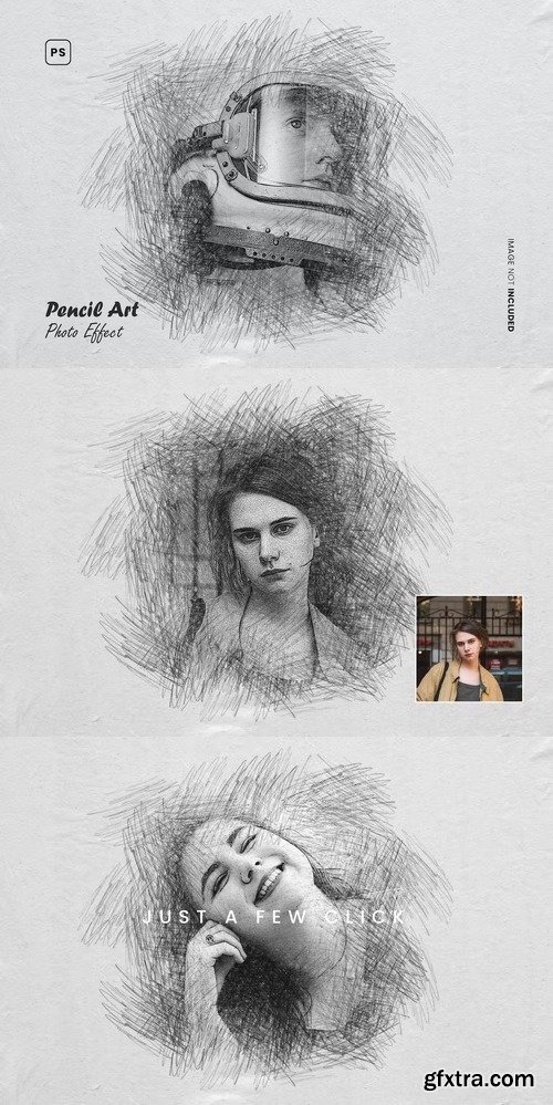 Pencil Art Photo Effect