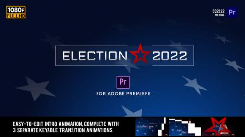Videohive - Election Essentials | Intro & Transitions | MOGRT for Premiere Pro - 40348664 - 40348664