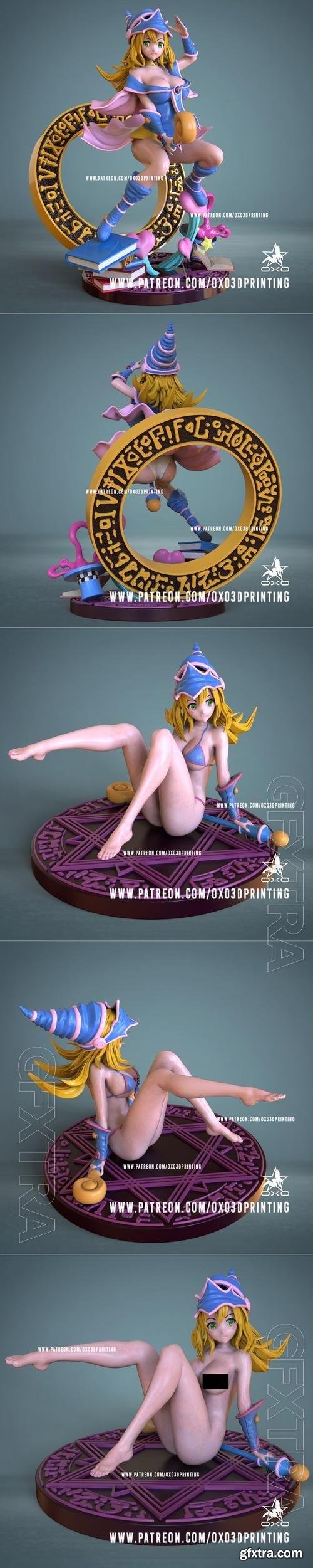 Dark Magician Girl - Yu-Gi-Oh 3D Print