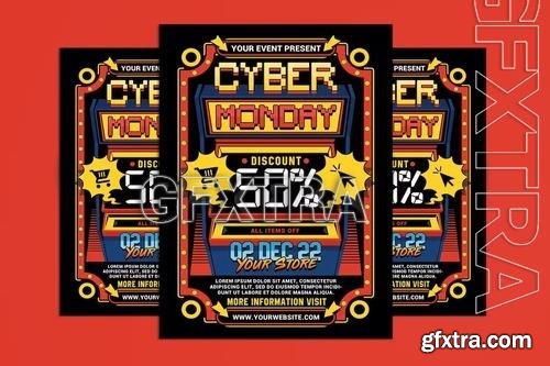 Cyber Monday Sale Flyer SNH9TEP