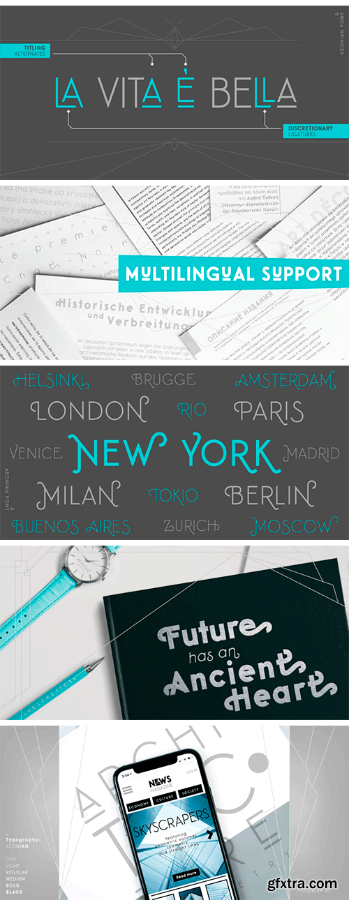 Aeonian Font Family Aeonian Font Family