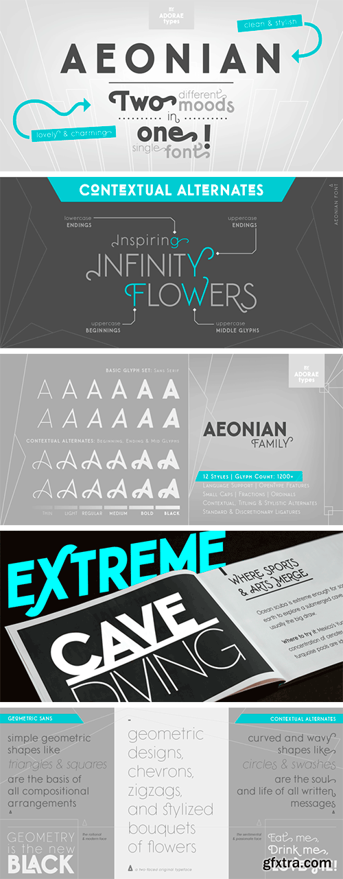 Aeonian Font Family Aeonian Font Family