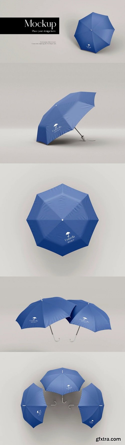 Umbrella mockup design » GFxtra